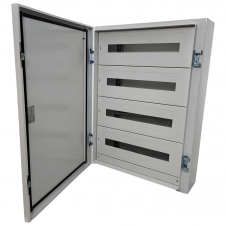 65SUP96120PO IDE - Armoire électrique industrielle étanche IP65 - 120 modules - Porte pleine - Atlantic IDE
