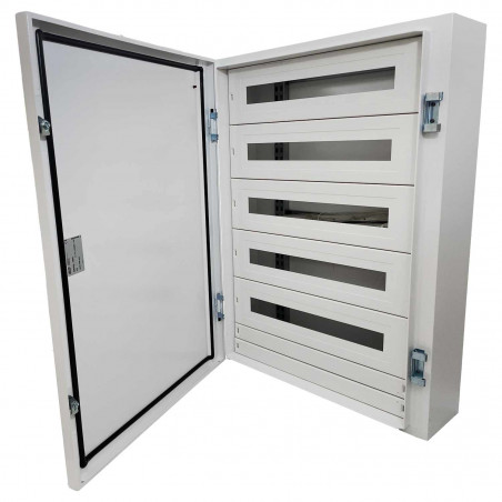65SUP96120PO IDE - Armoire électrique industrielle étanche IP65 - 120 modules - Porte pleine - Atlantic IDE