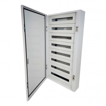 65SUP144192PO IDE - Armoire électrique industrielle étanche IP65 - 192 modules - Porte pleine - Atlantic IDE