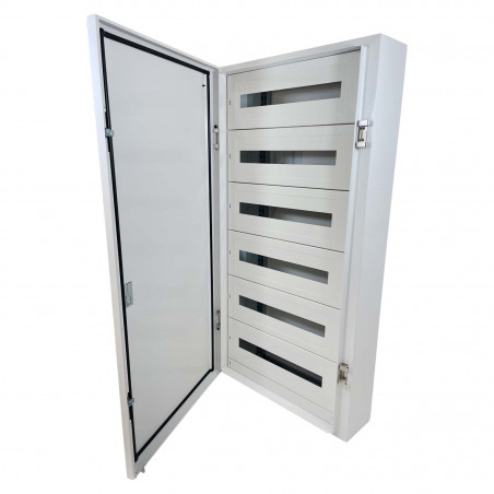 65SUP144192PO IDE - Armoire électrique industrielle étanche IP65 - 192 modules - Porte pleine - Atlantic IDE