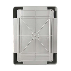 ABS352515 IDE Coffret ABS étanche IP65 350X250X150 Porte opaque - avec plaque de montage