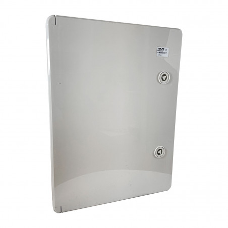 ABS403017 IDE Coffret ABS étanche IP54 400X300X170 Porte opaque - avec plaque de montage