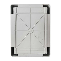 ABS403017 IDE Coffret ABS étanche IP54 400X300X170 Porte opaque - avec plaque de montage