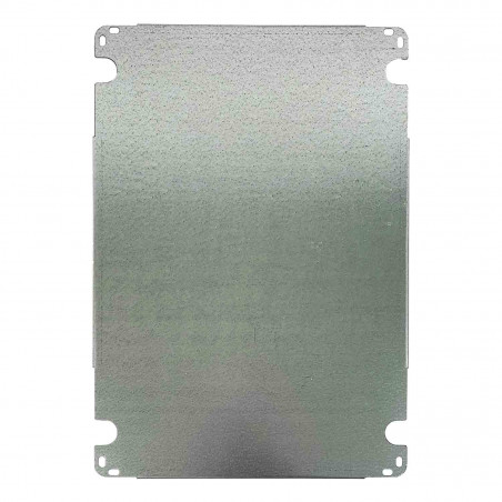 ABS403022 IDE Coffret ABS étanche IP54 400X300X220 Porte opaque - avec plaque de montage