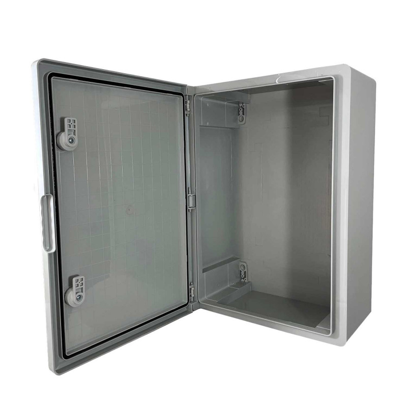 ABS503519 IDE Coffret ABS étanche IP54 500X350X190 Porte opaque - avec plaque de montage