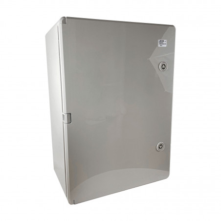 ABS503519 IDE Coffret ABS étanche IP54 500X350X190 Porte opaque - avec plaque de montage