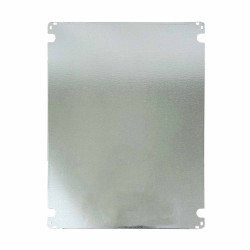ABS504018 IDE Coffret ABS étanche IP54 500X400X180 Porte opaque - avec plaque de montage
