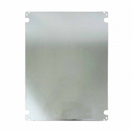 ABS504018 IDE Coffret ABS étanche IP54 500X400X180 Porte opaque - avec plaque de montage
