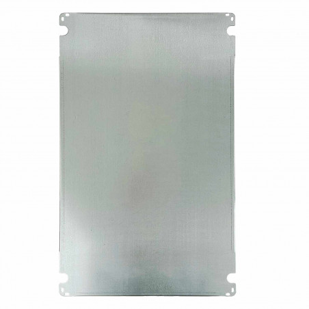 ABS604020 IDE Coffret ABS étanche IP54 600X400X200 Porte opaque - avec plaque de montage