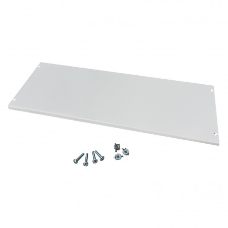 TCM200F IDE Plastron plein fixe métal 200mm - compatible coffret Atlantic IDE et Atlantic Plus
