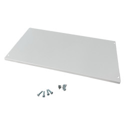 TCM300F IDE Plastron plein fixe métal 300mm - compatible coffret Atlantic IDE et Atlantic Plus