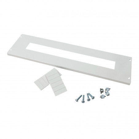 Plastron modulaire en métal 24 modules - 150mm - pour coffret Altlantic IDE et Atlantic PLUS