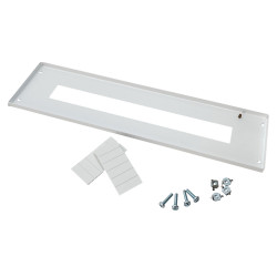 Plastron modulaire en métal 24 modules - 150mm - pour coffret Altlantic IDE et Atlantic PLUS
