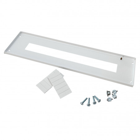 Plastron modulaire en métal 24 modules - 150mm - pour coffret Altlantic IDE et Atlantic PLUS