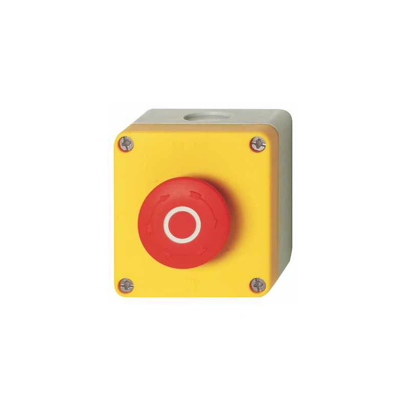 BG10P3411 IMO - Boitier d'arrêt d'urgence pour montage en saillie - Ø40mm - 1NO+1NF - 70x75x50mm - Rouge
