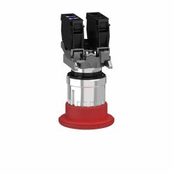 XB4BS8444 Schneider - bouton arrêt urgence - Ø40 - pousser tourner - rouge - 2NF - vis - Harmony XB4