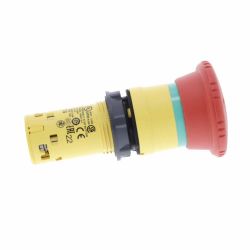 XB7NS8445 Schneider - arrêt d'urgence complet Ø22 - tourner pour déverouiller - 1NO+1NF - Harmony XB7