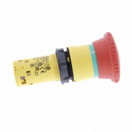 XB7NS8445 Schneider - arrêt d'urgence complet Ø22 - tourner pour déverouiller - 1NO+1NF - Harmony XB7