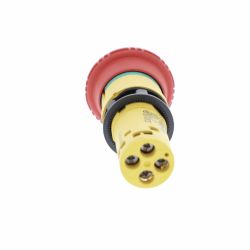 XB7NS8445 Schneider - arrêt d'urgence complet Ø22 - tourner pour déverouiller - 1NO+1NF - Harmony XB7