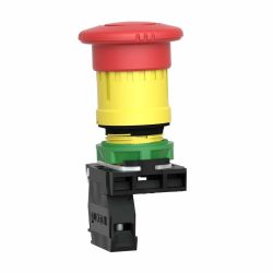 XB5AS8442 Schneider - bouton arrêt urgence - Ø40 - pousser tourner - rouge - 1NF - vis - Harmony XB5