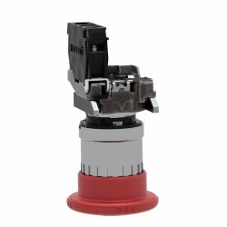 XB4BS8442 Schneider - bouton arrêt urgence - Ø40 - pousser tourner - rouge - 1NF - vis - Harmony XB4