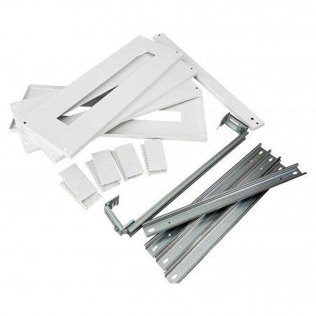 S96M200 IDE Kit plastron 4 rangées en métal pour coffret IDE Atlantic 65SUP96120 ou 40ENL96120 ou 40ENL96120