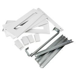 S96M150 IDE Kit plastron 4 rangées en métal pour coffret IDE Atlantic 65SUP7296 ou 40ENL7296