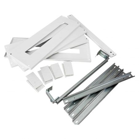 S96M150 IDE Kit plastron 4 rangées en métal pour coffret IDE Atlantic 65SUP7296 ou 40ENL7296