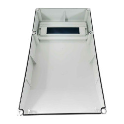 1712GM - Coffret étanche IP67 pour prise - 1 rangée de 13 modules - IDE PRYMA