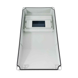 178M - Coffret étanche IP67 pour prise - 1 rangée de 9 modules - IDE PRYMA