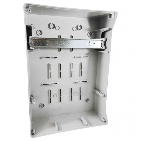 PCSN12PT - Coffret pour prise étanche IP65 - prédécoupage 6 prises - 1 rangée de 12 modules - IDE STAR