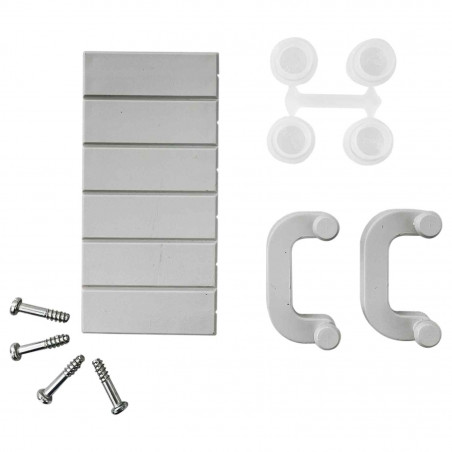 PCSN6PT - Coffret pour prise étanche IP65 - prédécoupage 2 prises - 1 rangée de 6 modules - IDE STAR