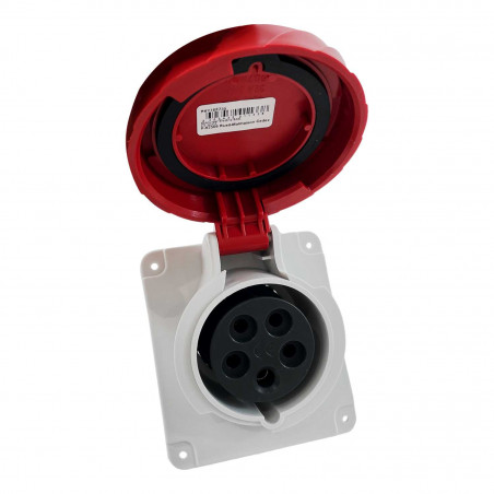 PKY16F735 Schneider PratiKa - socle de prise industrielle coudée 16 A - 3P+N+T - 380-415 V CA - IP67