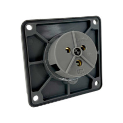 Prise camping 16A 2P+T - Encastrable sur coffret - Étanche IP44 - Solera