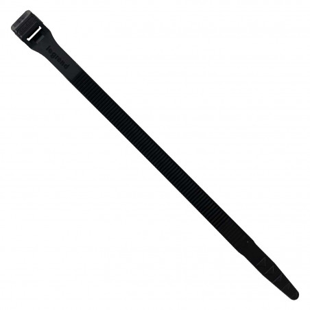 Legrand 031913 -  Collier Colson noir - Largeur 9mm et longueur 185mm - protégé des UV - denture extérieure