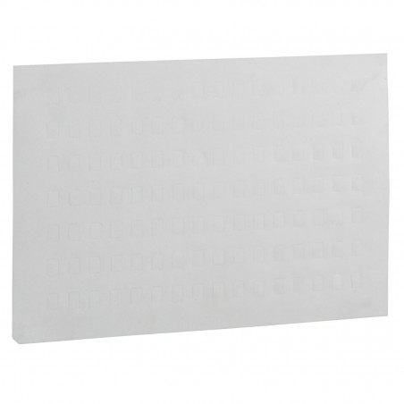 LAD22 Schneider - plaquette de 112 étiquettes autocollantes vierges 8x12mm pour contacteurs Schneider TeSys