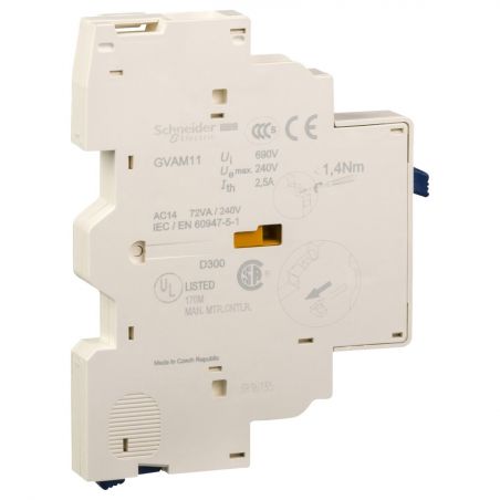 GVAM11 Schneider TeSys GV - contact auxiliaire - signalisation de court-circuit - 1OF