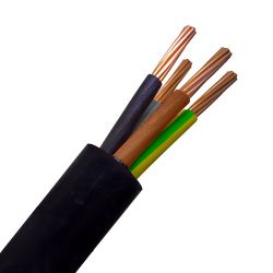 Câble électrique R2V 4G10mm² - Couleur N/M/G/VJ - 4 conducteurs - section fils 10mm² - Couronne ou au mètre