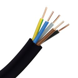 Câble électrique R2V 5G1,5mm² - Couleur N/M/G/B/VJ - 5 conducteurs - section 1,5mm² - Couronne ou au mètre