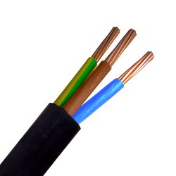 Câble électrique R2V 3G25mm² - Couleur Marron Bleu - 3 conducteurs cuivre - section de fils 25mm² - Au mètre