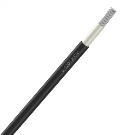 Cable électrique aluminium AR2V 1x70mm² - 1 conducteur alu section 70mm² Gaine PVC - TGL vente au mètre
