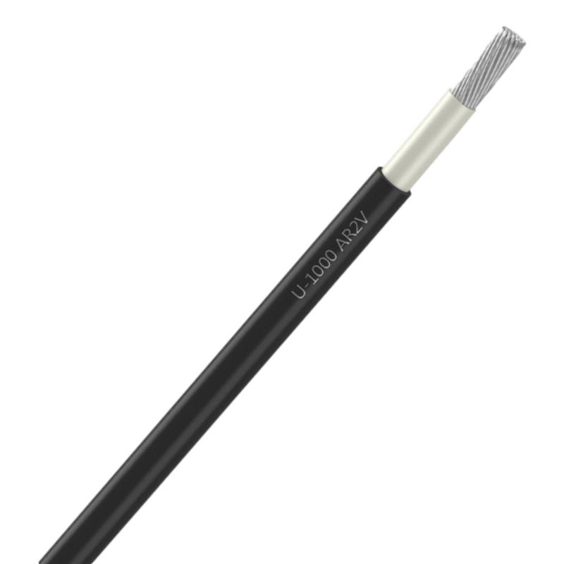 Cable électrique aluminium AR2V 1x95mm² - 1 conducteur alu section 95mm² Gaine PVC - TGL vente au mètre