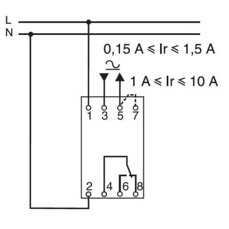 A9E21181 Schneider - Relais de contrôle d'intensité 0,15 à 1,5A ou 1 à 10A