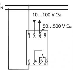 A9E21182 Schneider - Relais de contrôle de tension 10 à 100V ou 50 à 500V