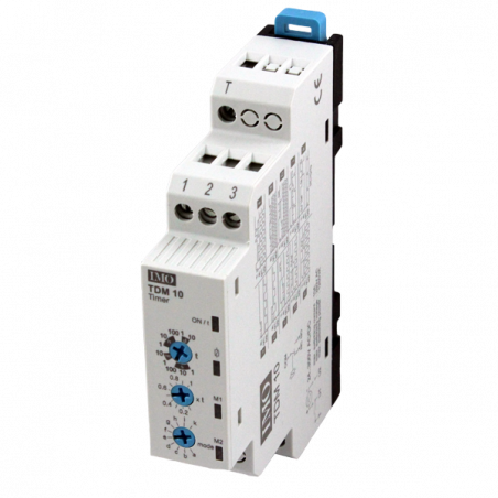 TDM10 IMO - Relais temporisé multifonctions - contact 1OF (inverseur) - 24V à 240V ca-cc - plage 0,1s-10j