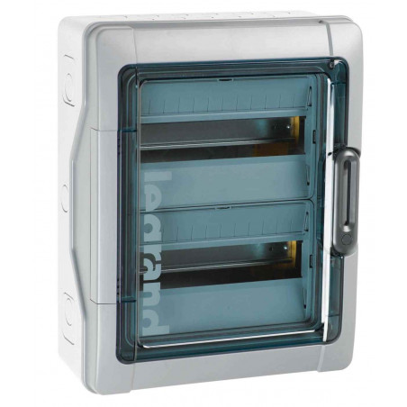 601832 Legrand Coffret Plexo3 étanche IP65 - 2 rangées 12 modules - Sans embouts à perforation directe