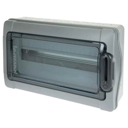 601985 Legrand Coffret Plexo3 étanche IP65 - 1 rangée 18 modules - Embouts à perforation directe non montés