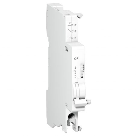 A9N26924 Schneider - Contact auxiliaire OF (ouvert/fermé) - 240Vca à 415Vca ou 24Vcc à 130Vcc - Montage à gauche - Acti9