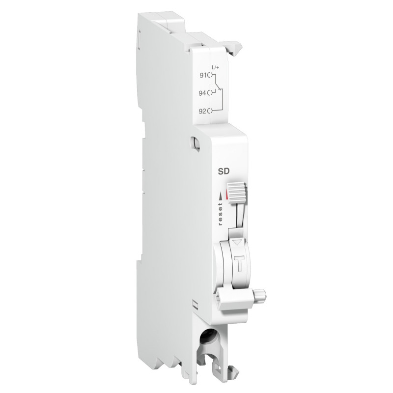 A9N26927 Schneider - Contact auxiliaire SD (ouvert/fermé) - 240 à 415Vca ou 24 à 130Vcc - Montage à gauche - Acti9