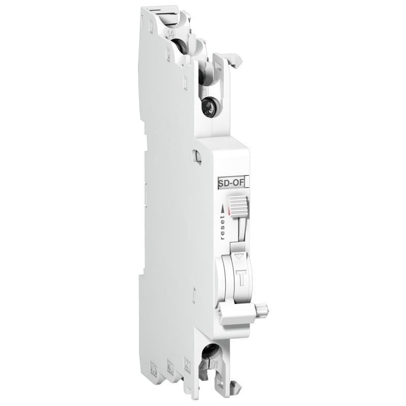A9N26929 Schneider - Contact auxiliaire OF/SD+OF - 240Vca à 415Vca ou 24V à 130Vcc - Montage à gauche - Acti9